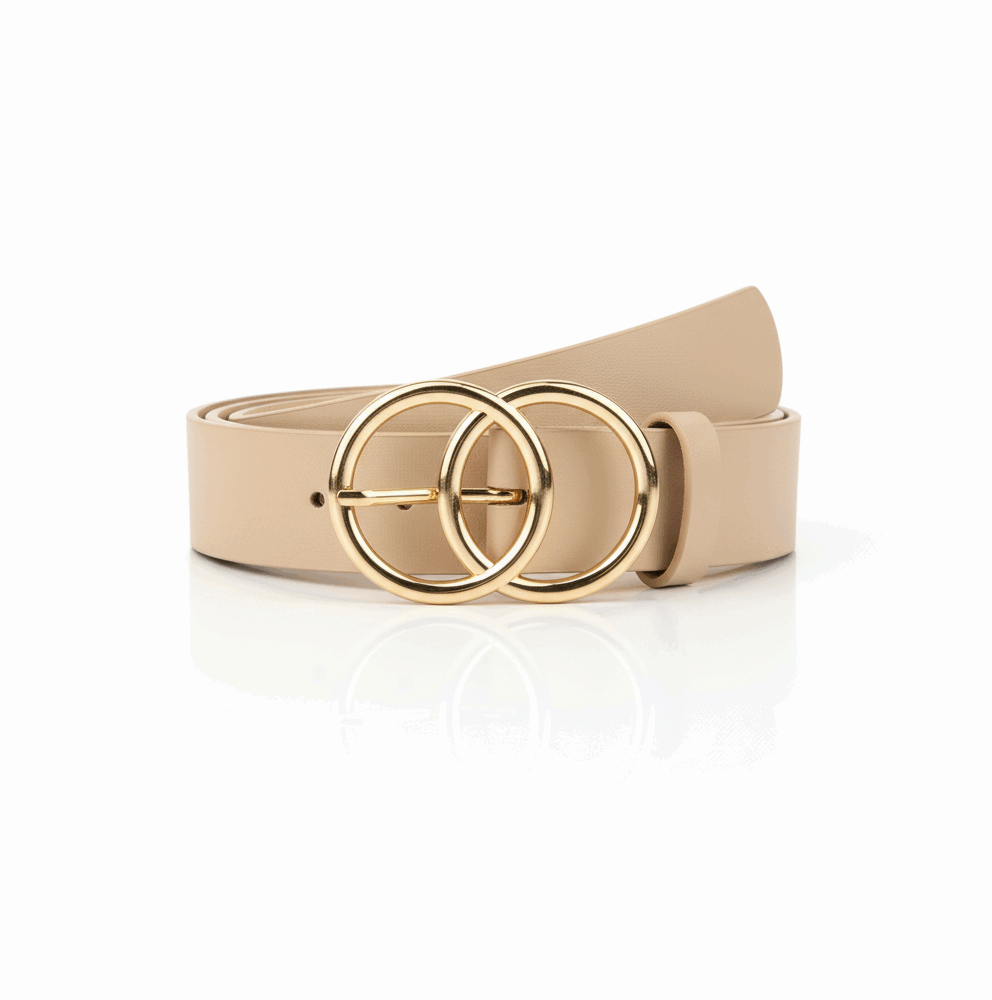 Cinturón Doble Aura Dorada
