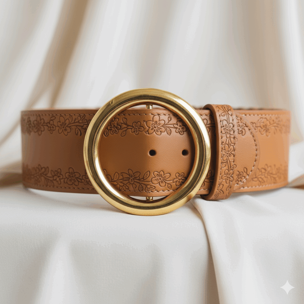 Cinturón Flor Dorada